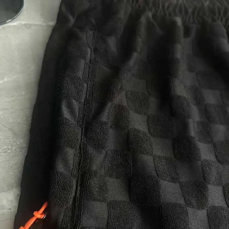 New Summer Men Zipper Pocket Sweatpants Casual Shorts Men's Beach Shorts Basketball Short Trousers Print Label Sportswear Men