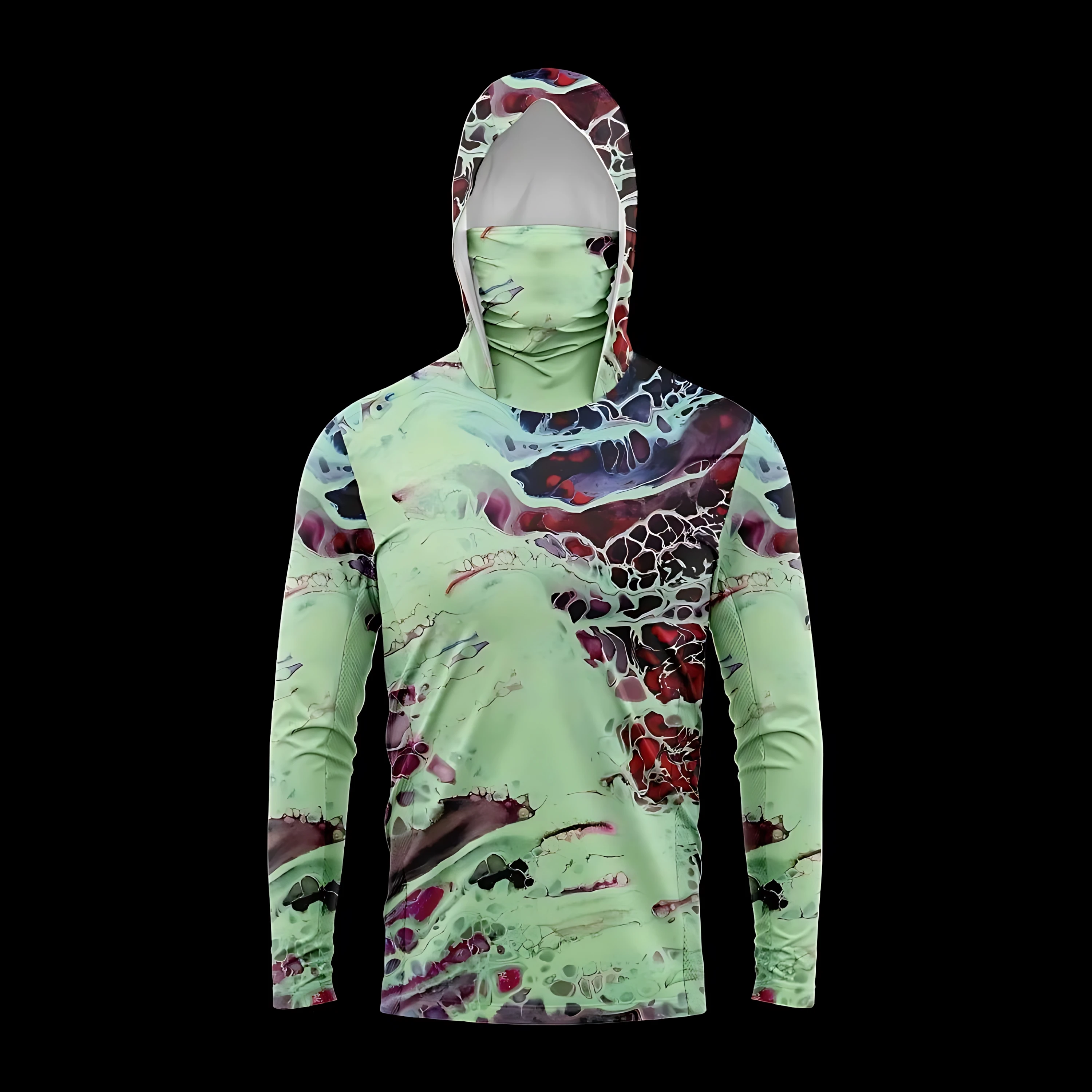 Summer Fishing Hoodies Wicked Catch Men Jersey Hat Long Sleeve Hoodie Fishing Shirt Camisa De Pesca Quick Dry Kit Uv Protection