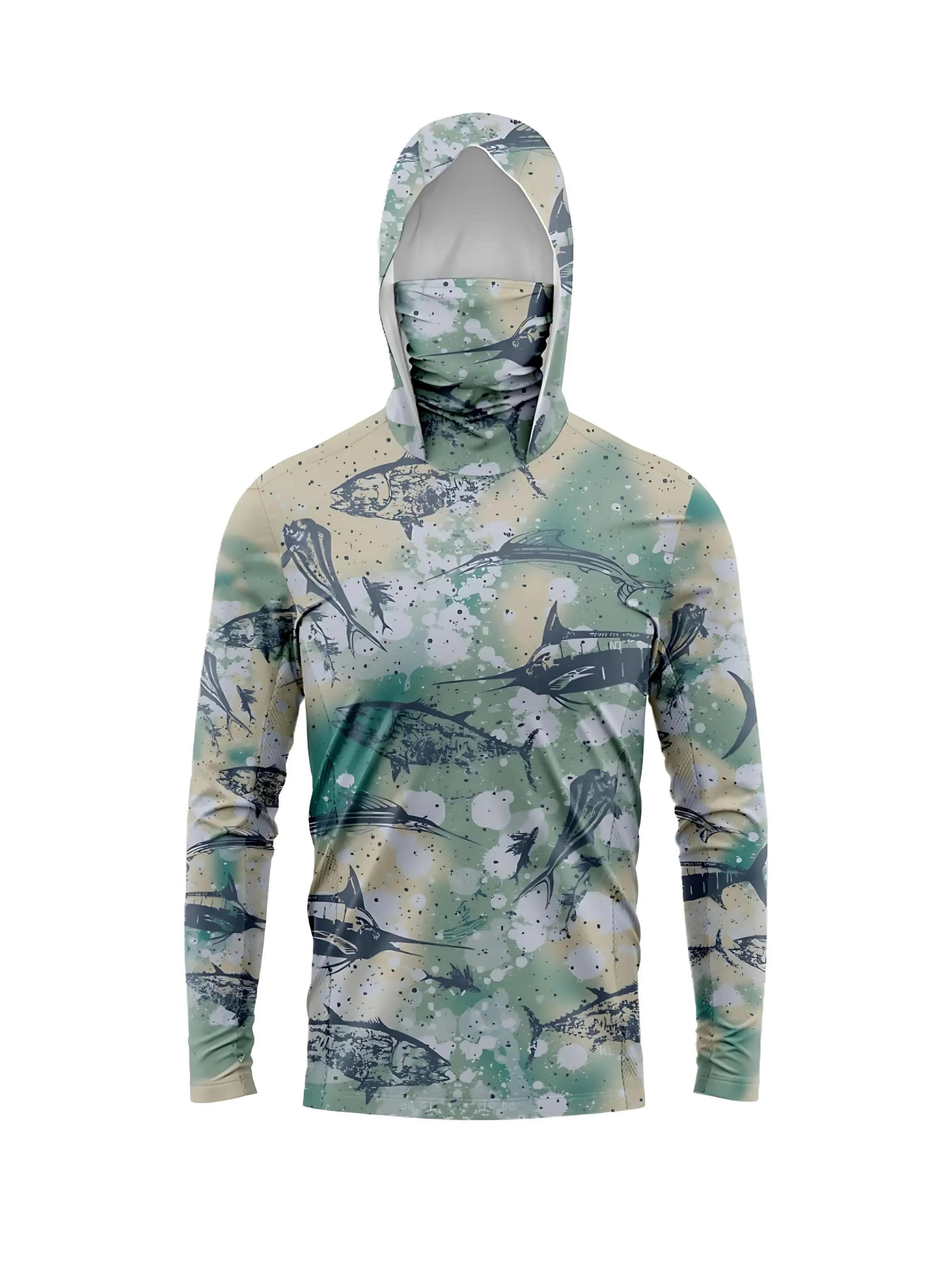 Summer Fishing Hoodies Wicked Catch Men Jersey Hat Long Sleeve Hoodie Fishing Shirt Camisa De Pesca Quick Dry Kit Uv Protection