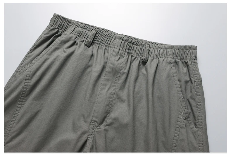 Plus Size Men's Cargo Pants Casual Loose Multi Pocket High Quality Cotton Pants Long Trousers Mens Jogger Pants 5XL 6XL