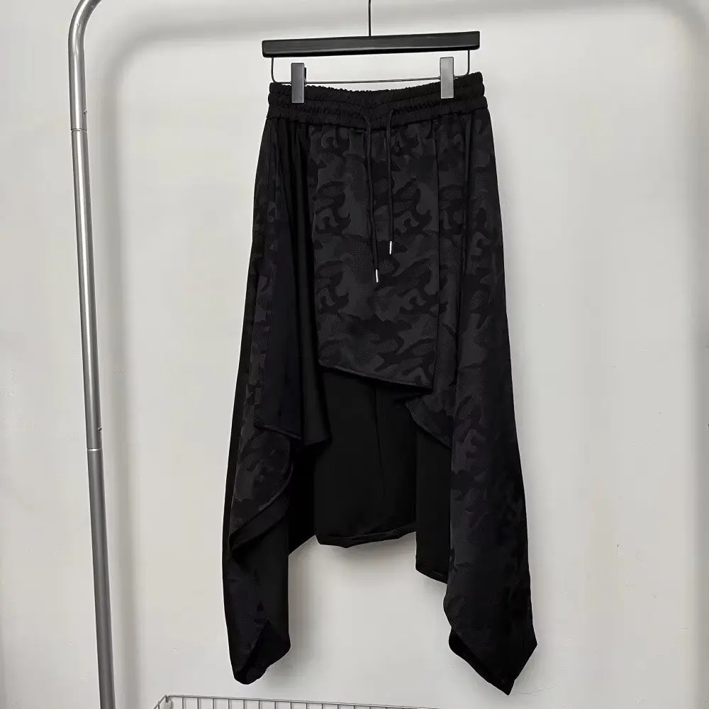 Vintage Trousers Women Men Neutral Loose Culottes y2k Gothic Wide Leg Pants Skirt New Oversize Harajuku Japanese Creative Pants