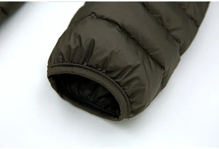 Down Jacket Men's 2024 New 90% White Duck Down Super Light Down Jacket Men's Lightweight Thermal Coat Hooded Feather Coat