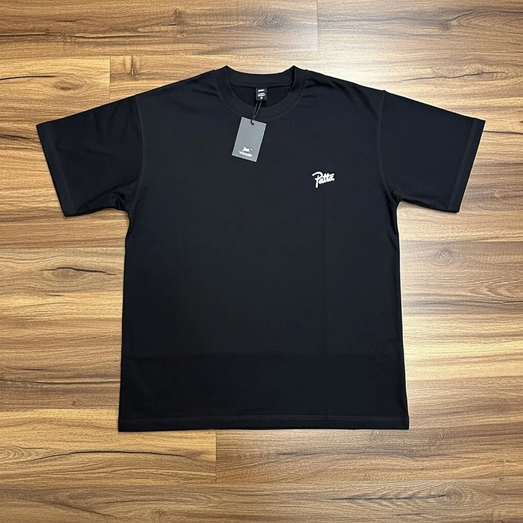 New Arrival Patta Tshirt American Street Style with Palm Tree Star Print Man Short Sleeve Tops