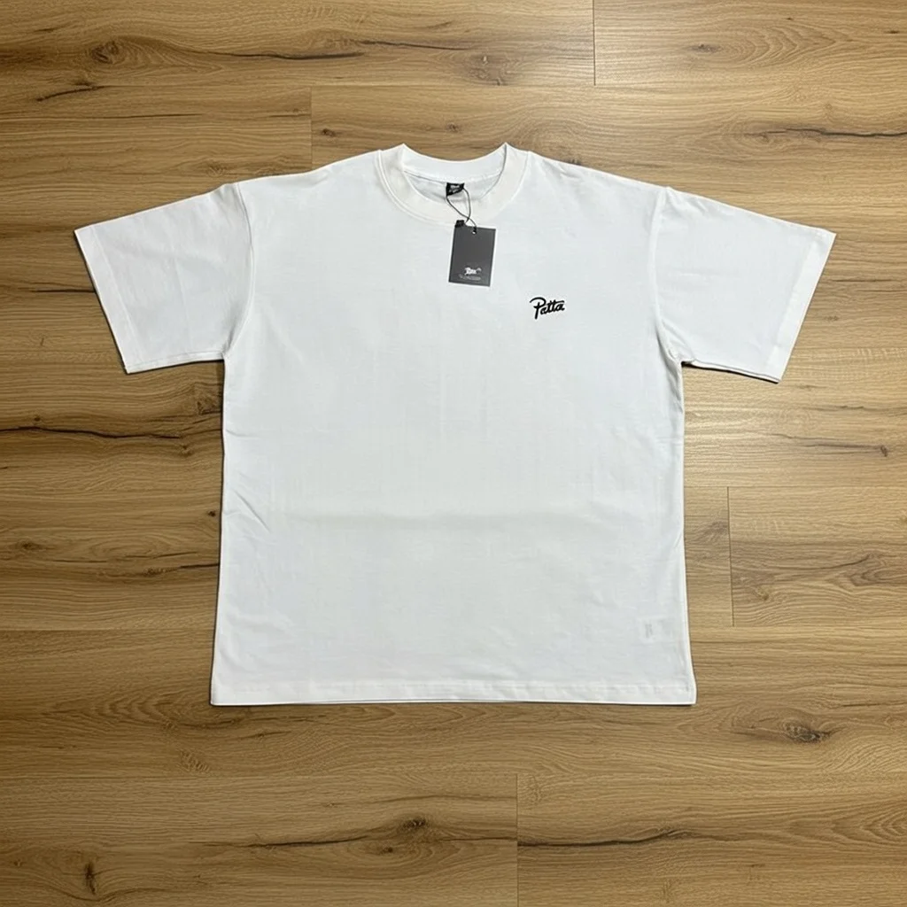 New Arrival Patta Tshirt American Street Style with Palm Tree Star Print Man Short Sleeve Tops