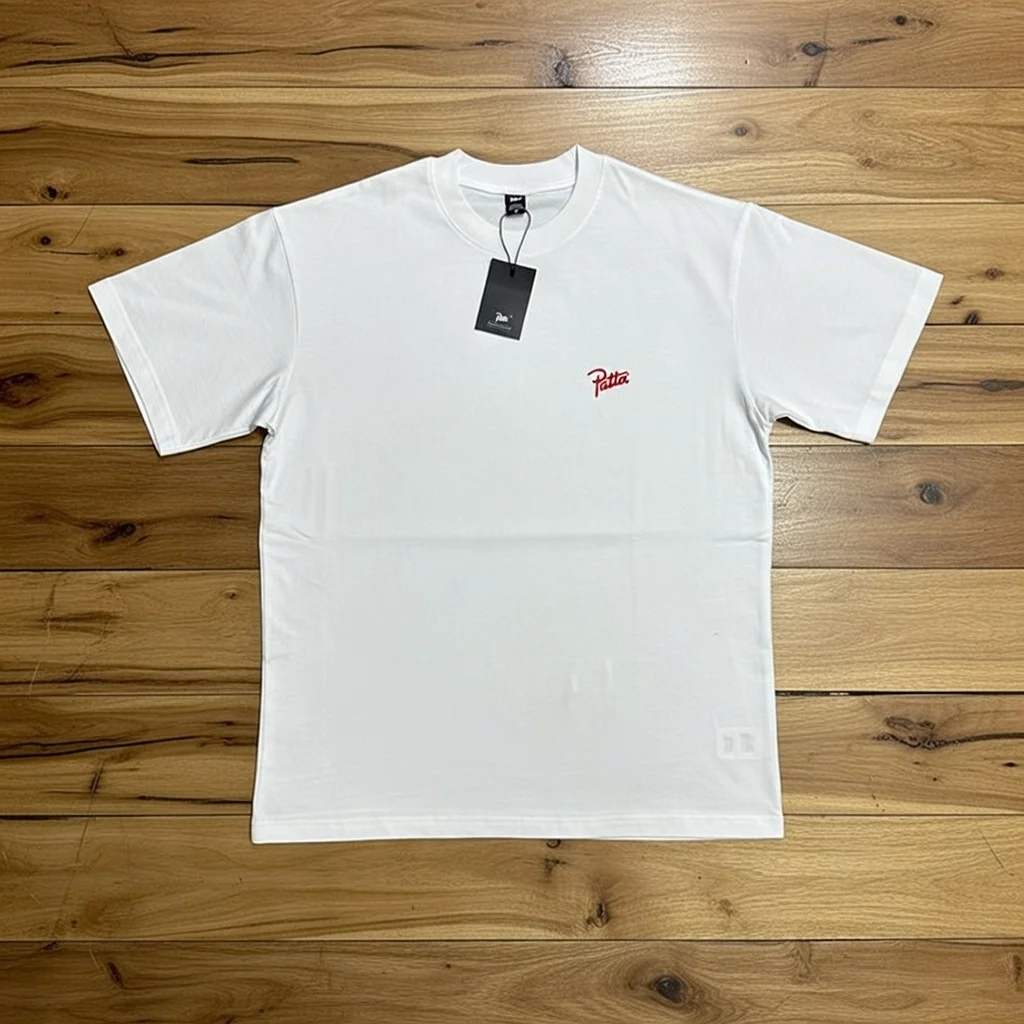 New Arrival Patta Tshirt American Street Style with Palm Tree Star Print Man Short Sleeve Tops