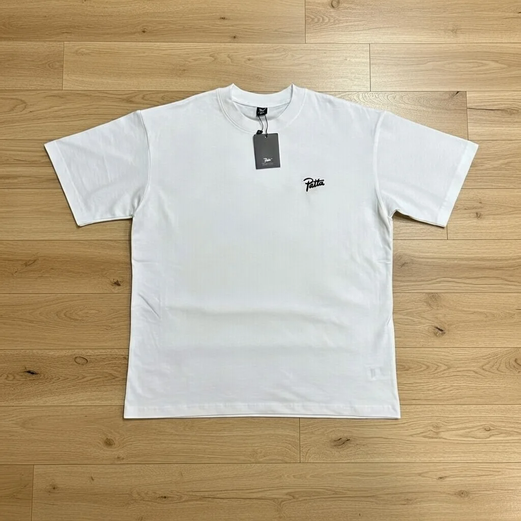 New Arrival Patta Tshirt American Street Style with Palm Tree Star Print Man Short Sleeve Tops