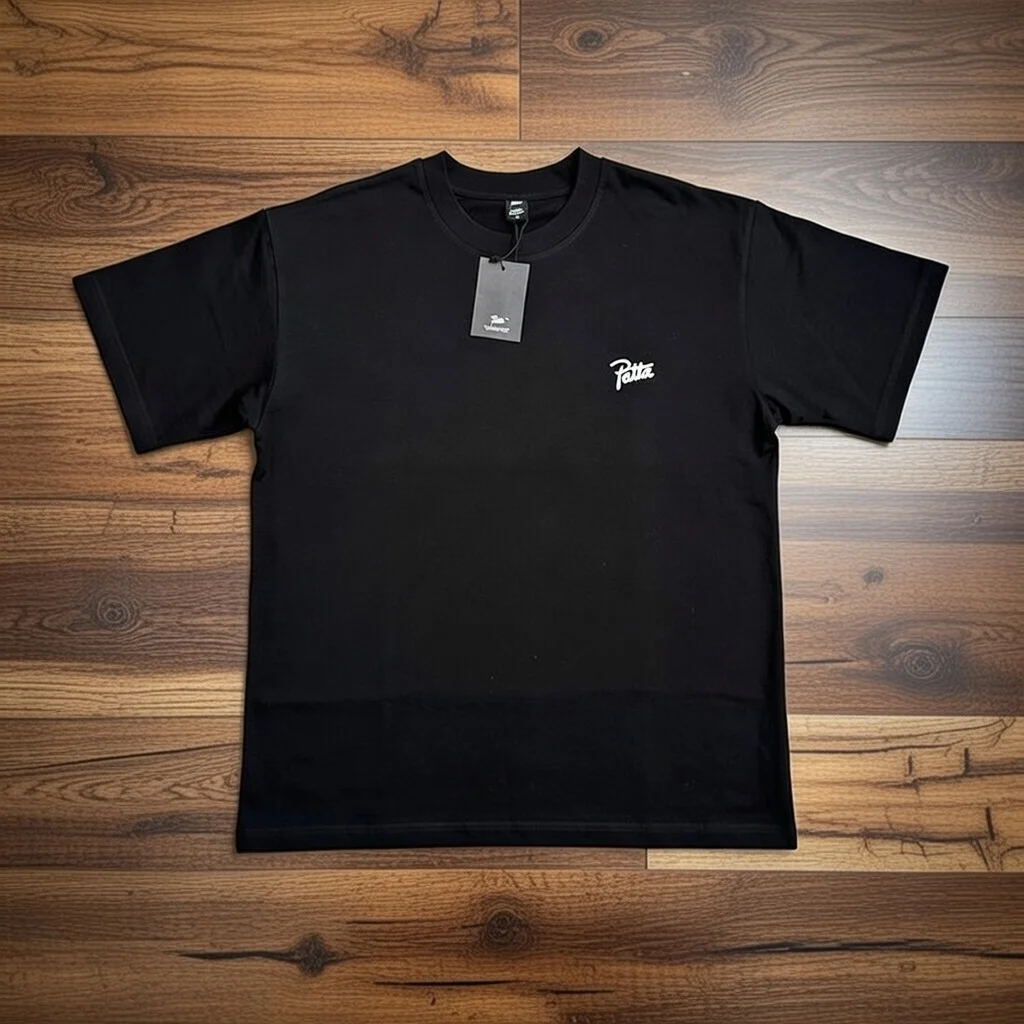 New Arrival Patta Tshirt American Street Style with Palm Tree Star Print Man Short Sleeve Tops