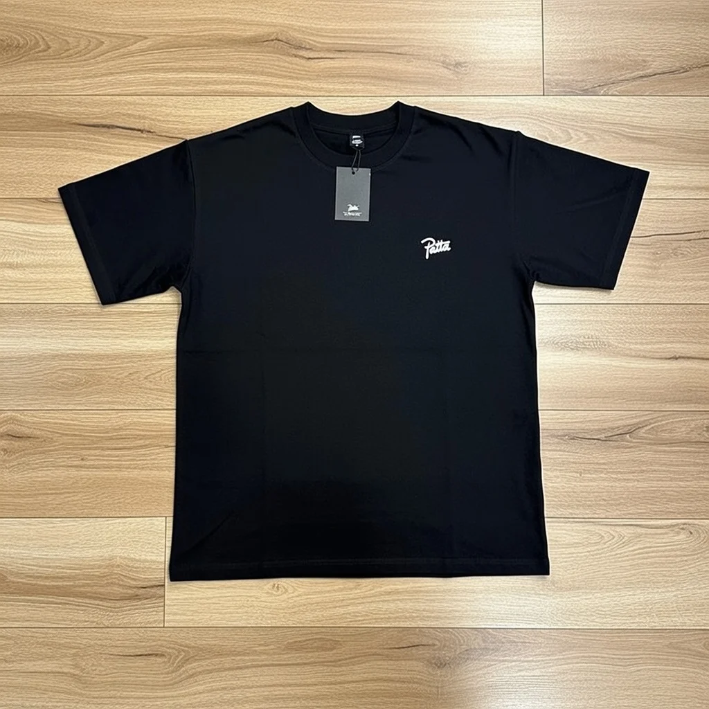 New Arrival Patta Tshirt American Street Style with Palm Tree Star Print Man Short Sleeve Tops