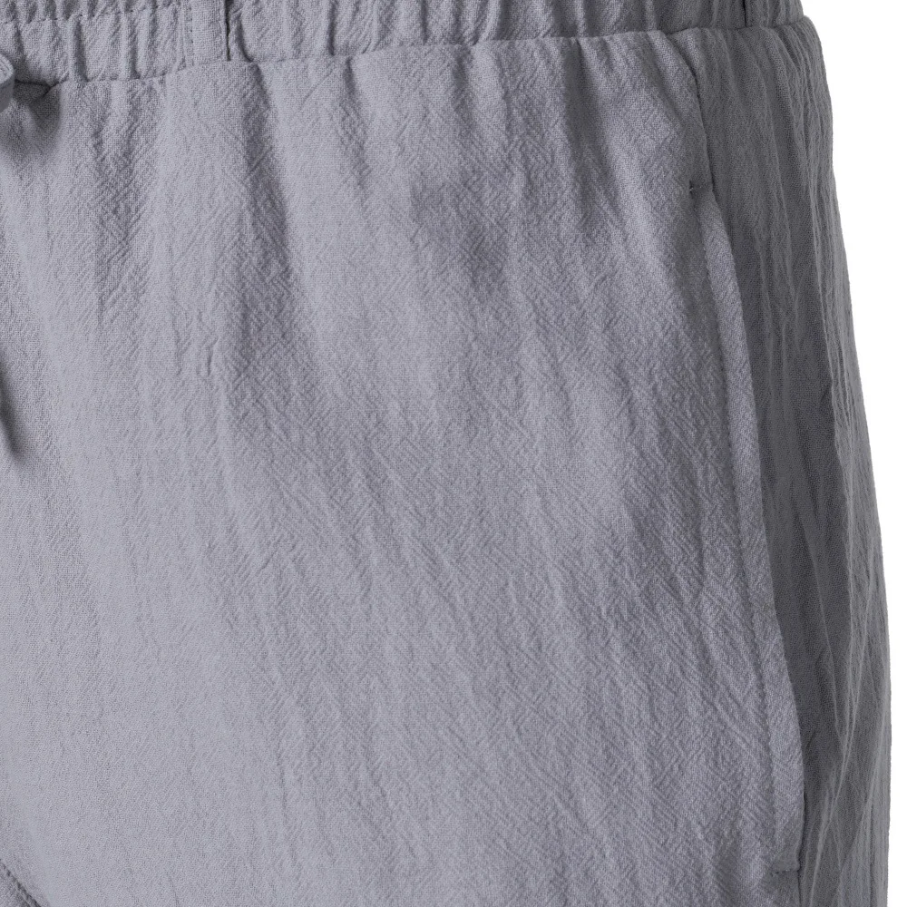 European And American Men's Cotton And Linen Trousers Multi-pocket Work Pants Loose Straight Sportswear And Casual Trousers