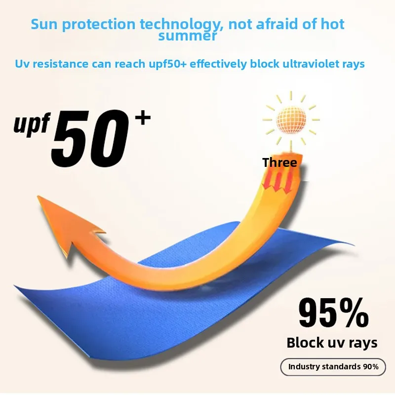 UPF50+ Summer UV Protection Hoodie Unisex Breathable Ice Silk Outdoor Sports Couple's Beach Street Style Lightweight Jacket