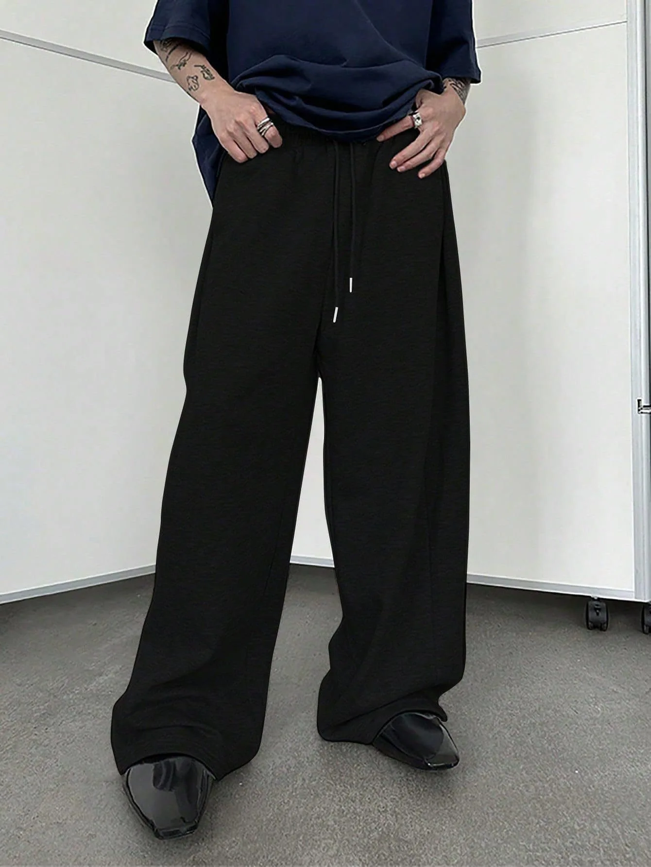 New Y2K Style Baggy Joggers for Men Hip Hop Cargo Pants Oversized Street Fashion Trousers Casual Loose Fit Pants