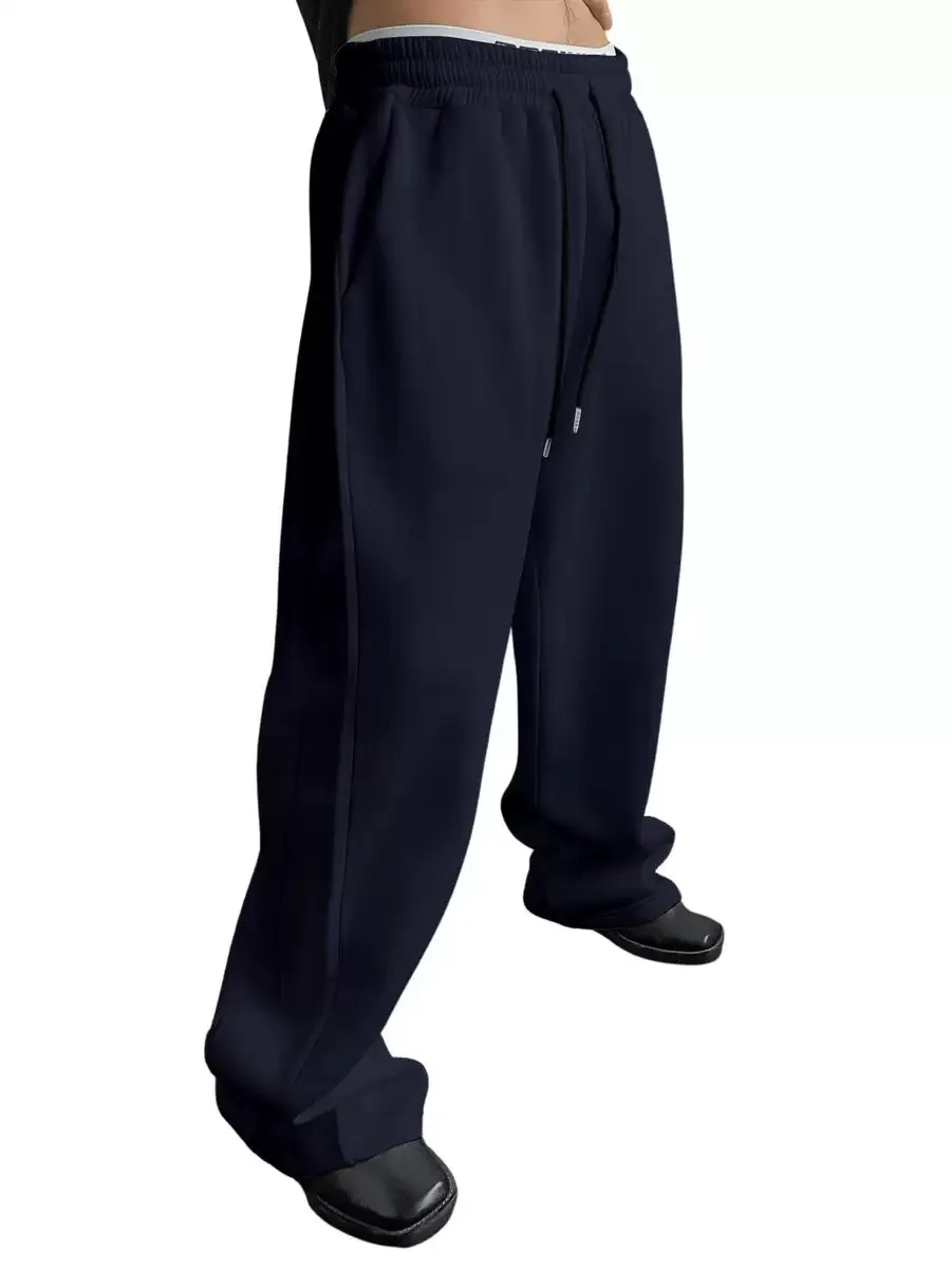 New Y2K Style Baggy Joggers for Men Hip Hop Cargo Pants Oversized Street Fashion Trousers Casual Loose Fit Pants