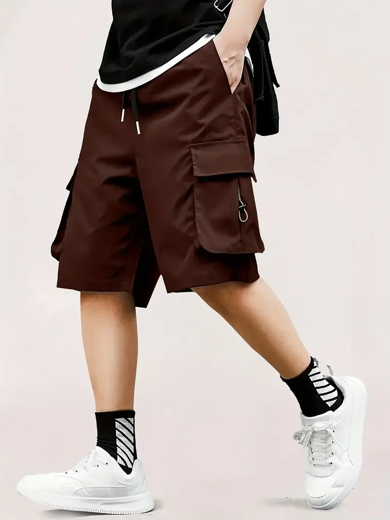 Men's Cargo Shorts, Outdoor, Travel, Casual Sports, Large Pockets, Durable and Comfortable Fabrics, Thin Shorts for Outings 17