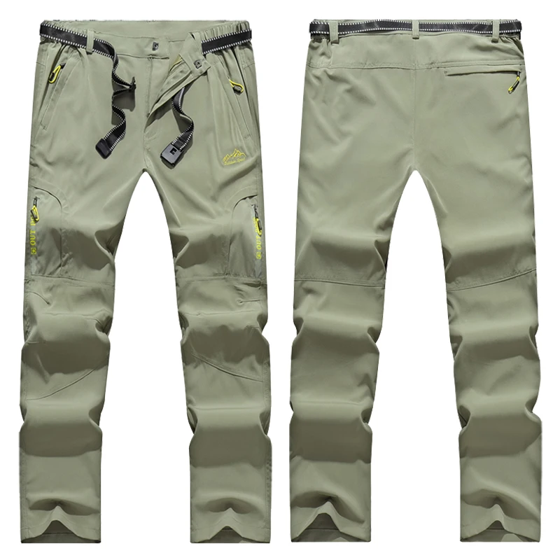 XL-5XL Lightweight Thin Summer Pants for Men Sweatpants Stretch Quick Dry Trousers Men Hiking Camping Men's Pants Joggers Summer