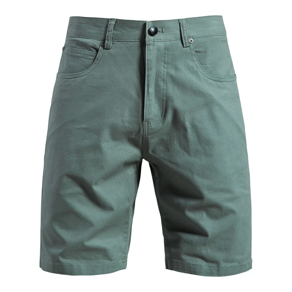 AIOPESON 2025 New Summer 100% Cotton Men's Casual Shorts For High-Quality Elastic Waist Comfortable Shorts in Multiple Colors