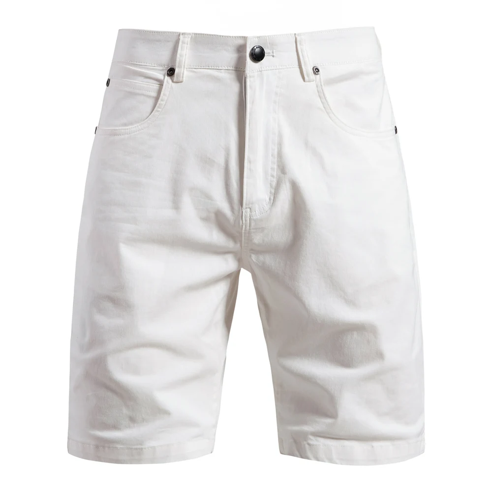 AIOPESON 2025 New Summer 100% Cotton Men's Casual Shorts For High-Quality Elastic Waist Comfortable Shorts in Multiple Colors
