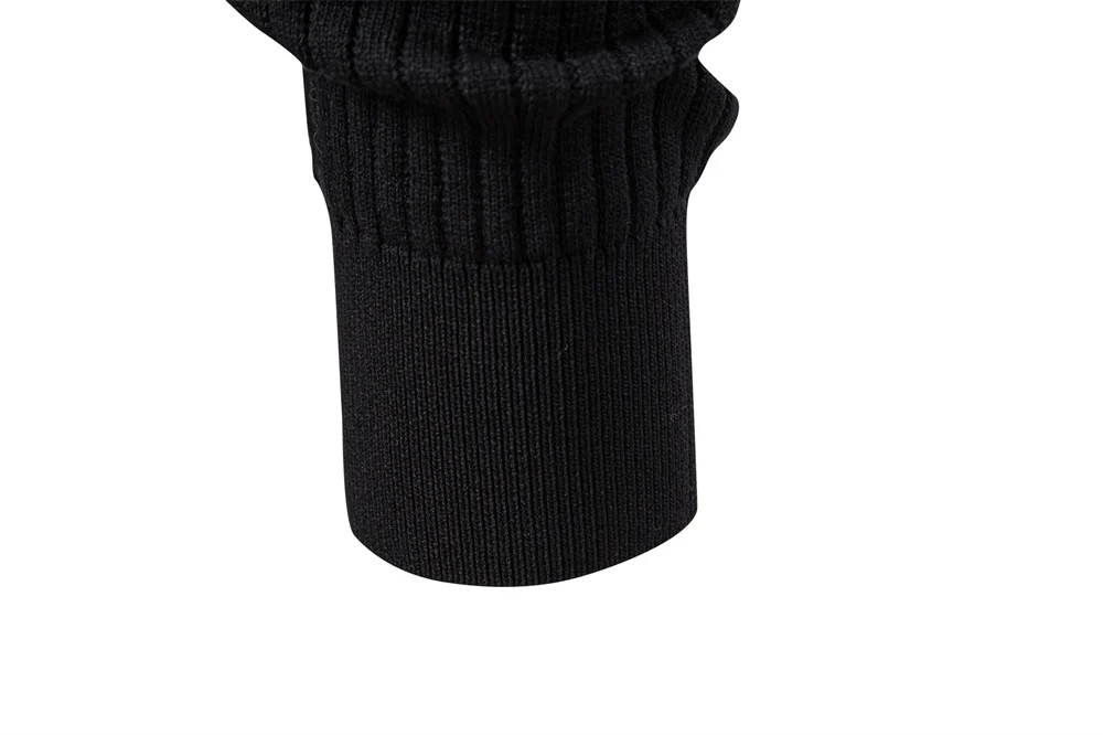 AIOPESON Button Placket Polo Shirt Men Ribbed Stripe Long Sleeve Contemporary Fit Minimalist Autumn Winter Premium Business Top