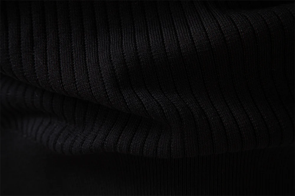 AIOPESON Button Placket Polo Shirt Men Ribbed Stripe Long Sleeve Contemporary Fit Minimalist Autumn Winter Premium Business Top