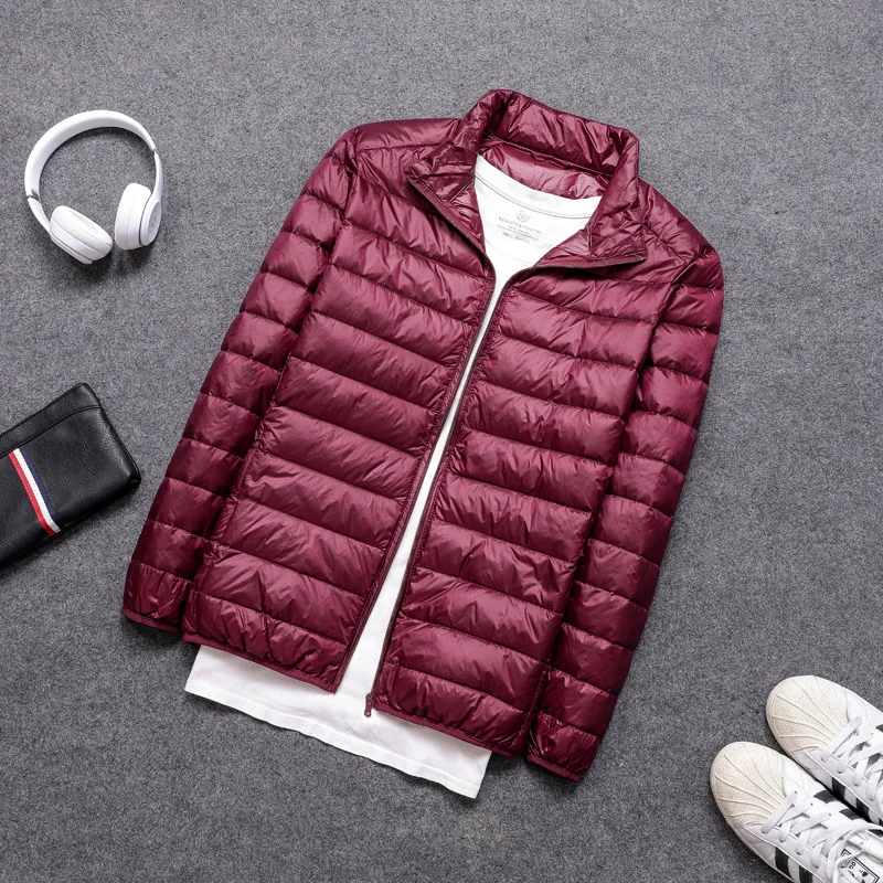 Men Down Jacket All-Season Ultra Lightweight Packable Water and Wind-Resistant Breathable Coat Big Size Men Hoodies Jackets 2023