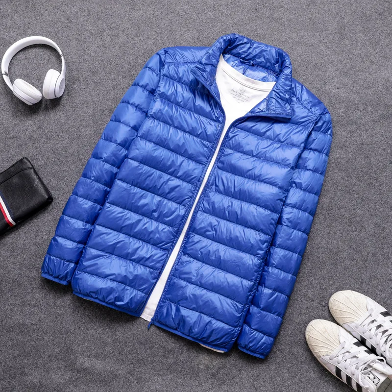Men Down Jacket All-Season Ultra Lightweight Packable Water and Wind-Resistant Breathable Coat Big Size Men Hoodies Jackets 2023