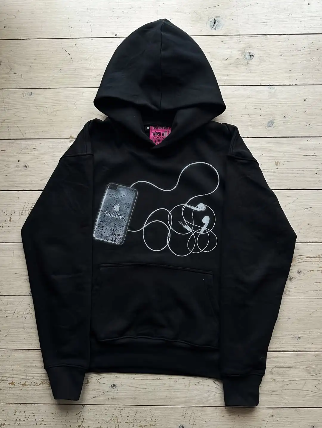 Harajuku Casual MP3 Print Hoodies Men Grunge Streetwear Sweatshirt Tops Goth Y2k Oversized Hoodie Tracksuit Men Clothing
