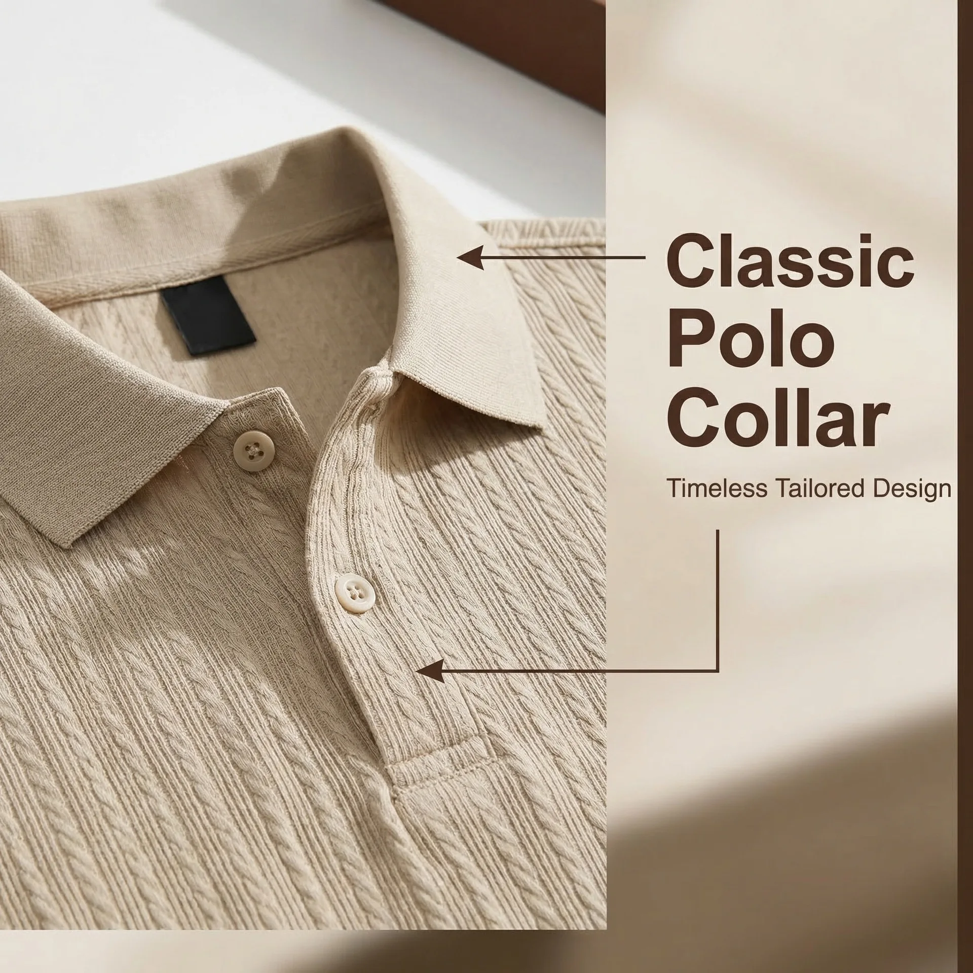 European and American Summer Men's Casual Loose Knit Jacquard In-Stock Buttoned Short-Sleeve Polo Shirt for Men