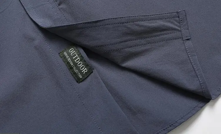 Men Outdoor Short Sleeves Thin Breathable Comfortable Cargo Shirts New Summer Male Multi Pockets Mountaineering Tooling Shirts