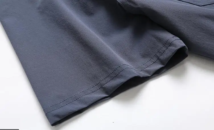 Men Outdoor Short Sleeves Thin Breathable Comfortable Cargo Shirts New Summer Male Multi Pockets Mountaineering Tooling Shirts