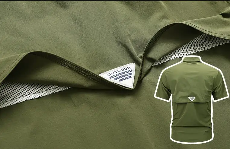 Men Outdoor Short Sleeves Thin Breathable Comfortable Cargo Shirts New Summer Male Multi Pockets Mountaineering Tooling Shirts