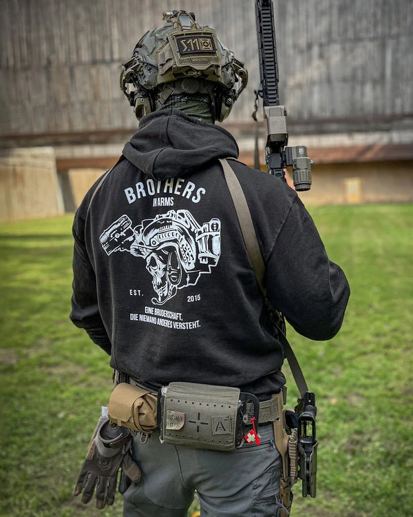 Brothers in Arms _ Team Hoodie Graphic Cotton High-end Luxury Unisex Style Both of Men and Women