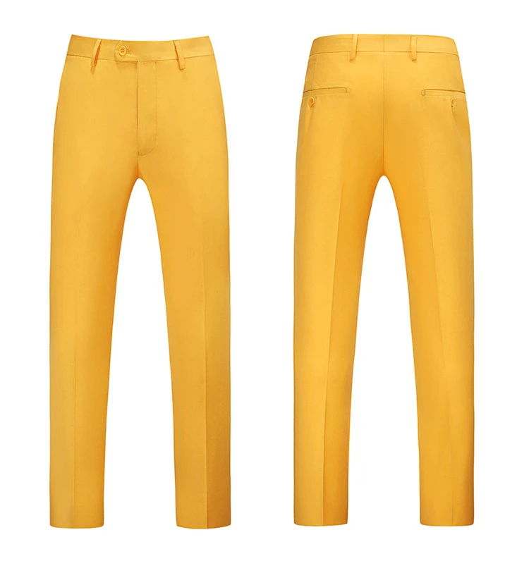 Men Dress Pants Solid Color Slim Fit Business Casual Office Wedding Formal Trousers High Quality Men Clothing Suit Pants 29-40