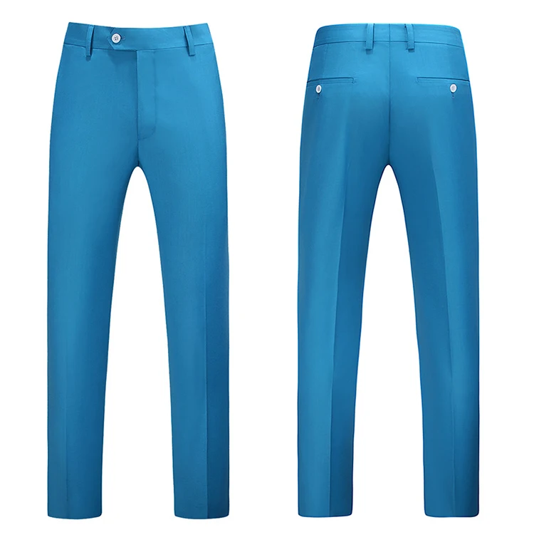 Men Dress Pants Solid Color Slim Fit Business Casual Office Wedding Formal Trousers High Quality Men Clothing Suit Pants 29-40