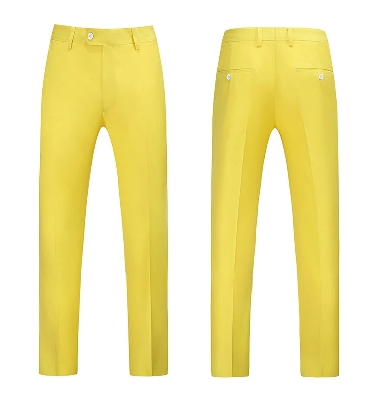 Men Dress Pants Solid Color Slim Fit Business Casual Office Wedding Formal Trousers High Quality Men Clothing Suit Pants 29-40