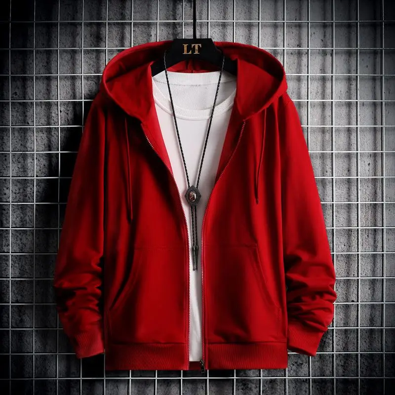 2025 Winter Windproof Hoodie - Men's Sherpa Lined Sweatshirt Thermal Zip Up Outerwear Streetwear S-5XL