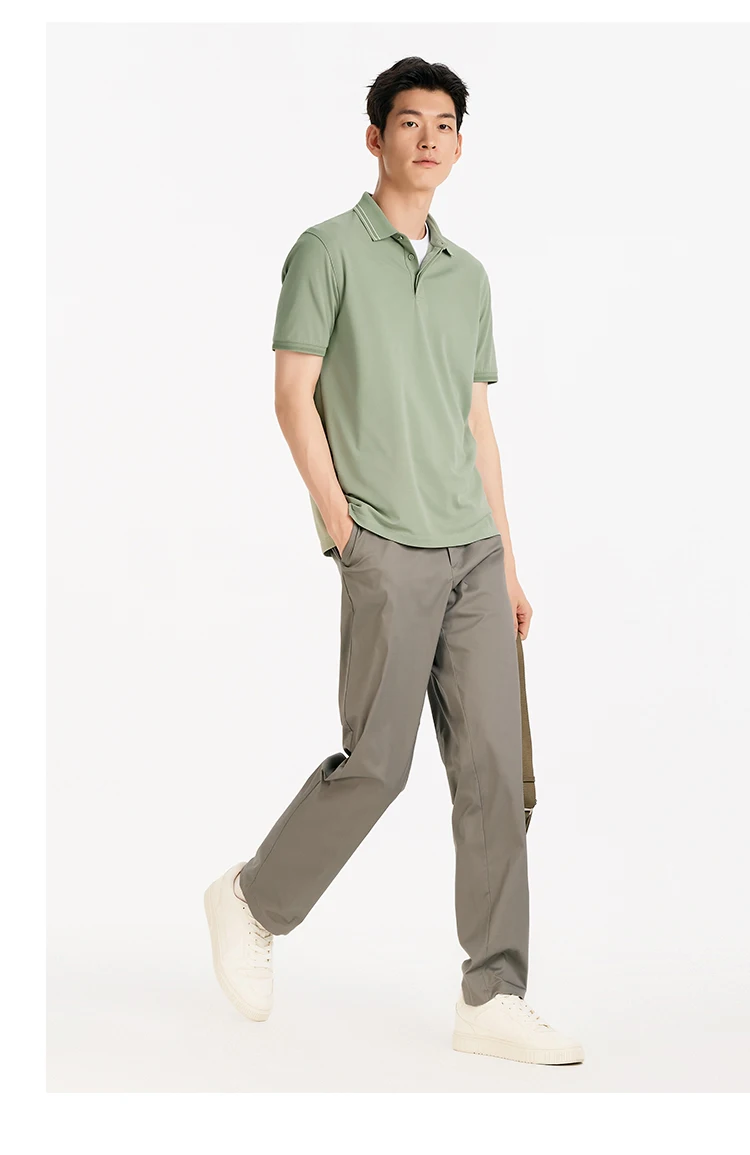 Semir Men Polo Shirt Mulberry Silk Texture Business Basic Knit 2026 Summer Casual Style Soft Lightweight Office Wear Top