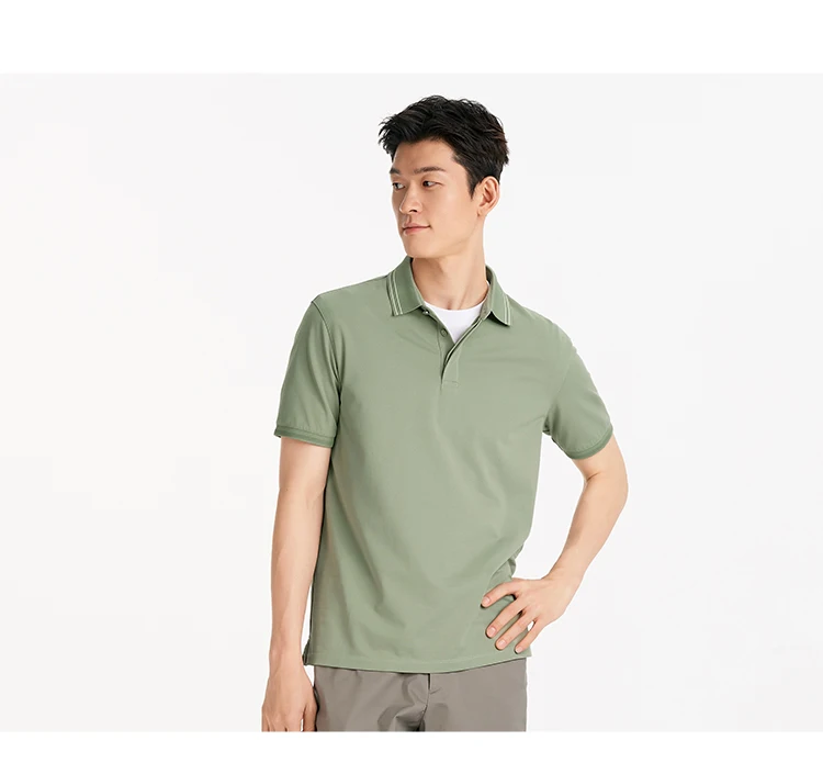 Semir Men Polo Shirt Mulberry Silk Texture Business Basic Knit 2026 Summer Casual Style Soft Lightweight Office Wear Top