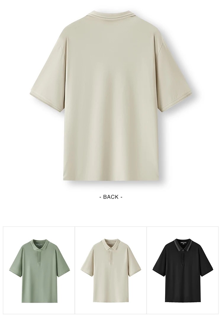 Semir Men Polo Shirt Mulberry Silk Texture Business Basic Knit 2026 Summer Casual Style Soft Lightweight Office Wear Top