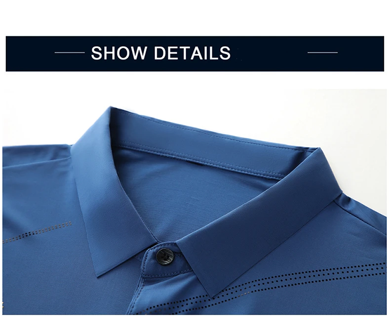 Luxury High Quality Ice Silk ventilate Short Sleeve polo shirt Men's Top Summer Brand Embroidery Casual Business Paul T-shirt