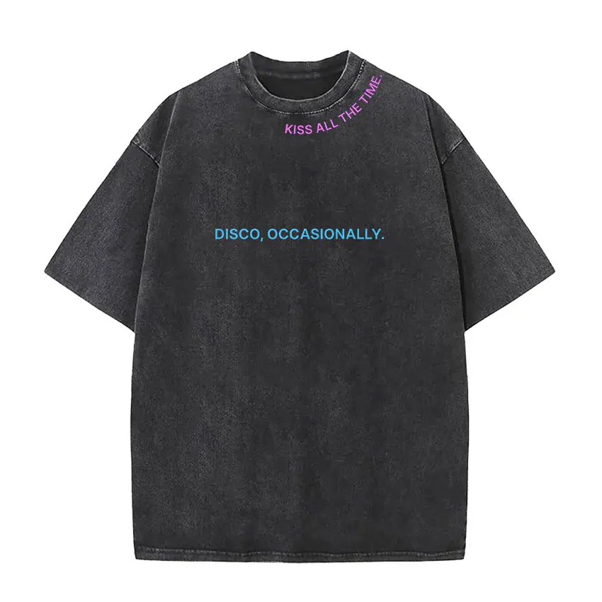 Retro Washed Harry Styles T-shirt Men Women O-Neck Oversized Cotton T Shirt Tops