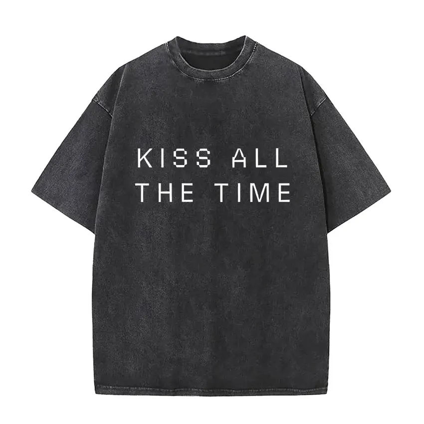Retro Washed Harry Styles T-shirt Men Women O-Neck Oversized Cotton T Shirt Tops