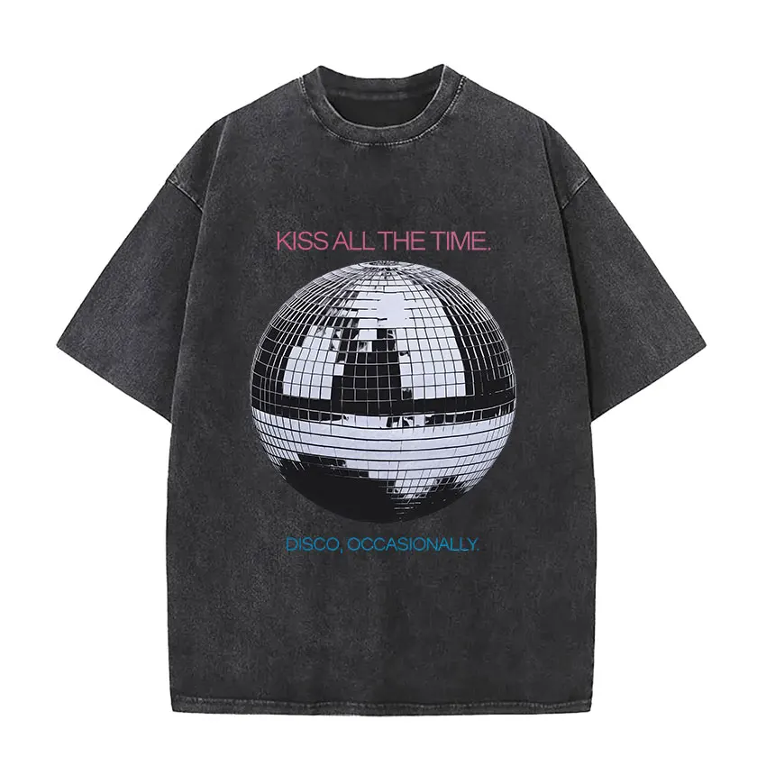 Retro Washed Harry Styles T-shirt Men Women O-Neck Oversized Cotton T Shirt Tops