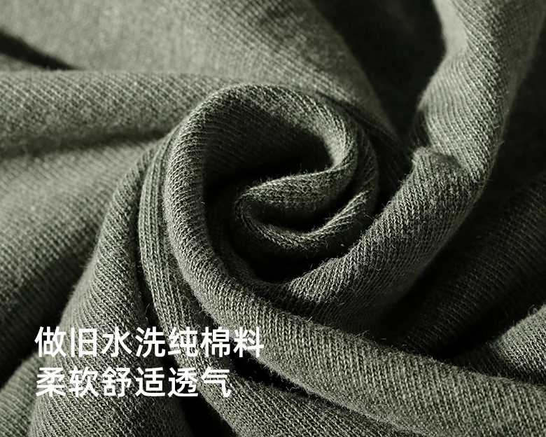 Summer New Short-Sleeved T-shirt Men 's Fashionable Mid-Length round Neck Pure Cotton Tops