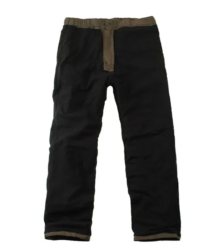 Men's Fleece Cargo Pants Winter Plush Tactical Pants Casual Joggers 3XL Korean Loose Hiking Running Warm Thermal Trousers