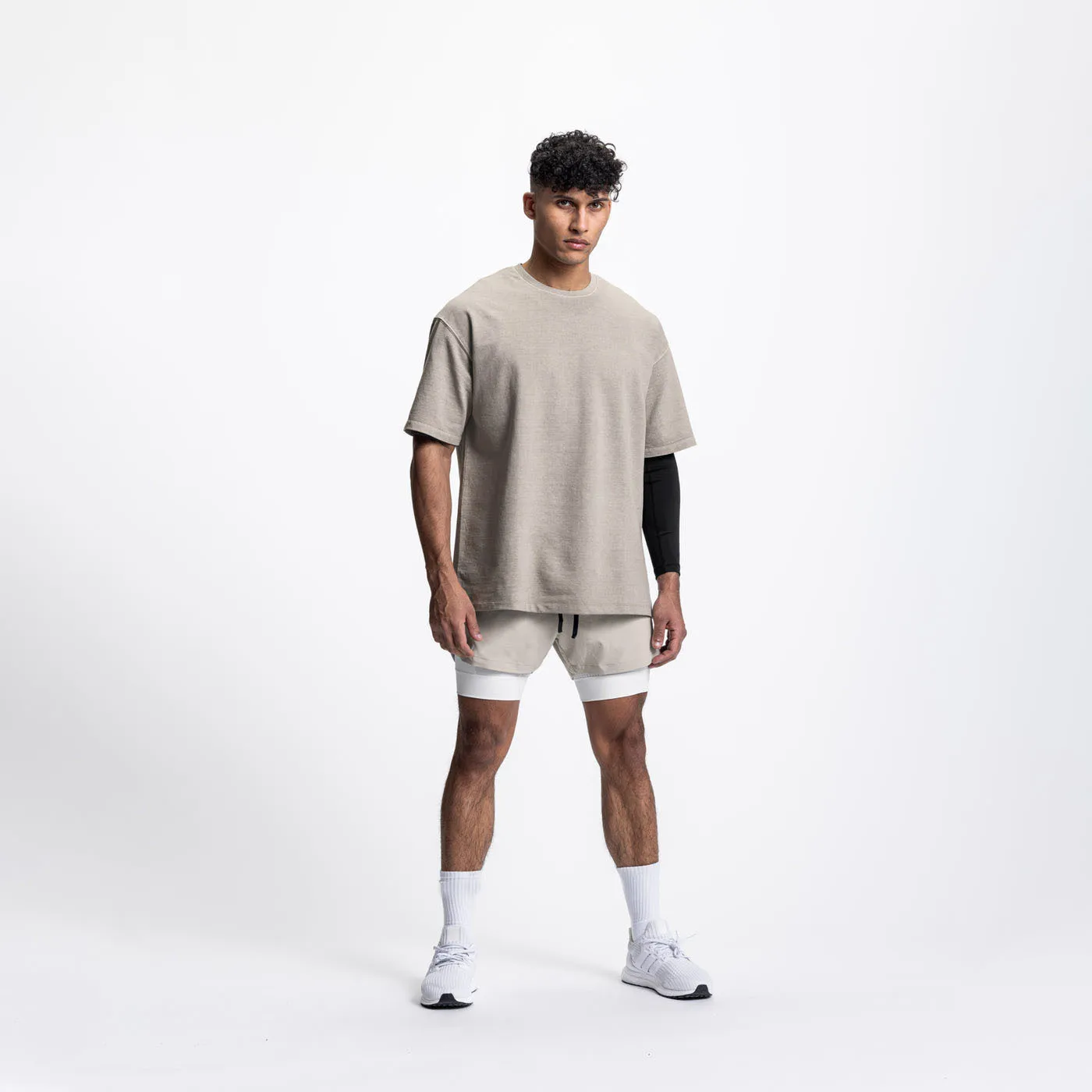 2025 NEW Men's Sports Shorts 2 in 1 Running Shorts Men's Double Layer Breathable Fitness Bodybuilding Training Jogging Shorts