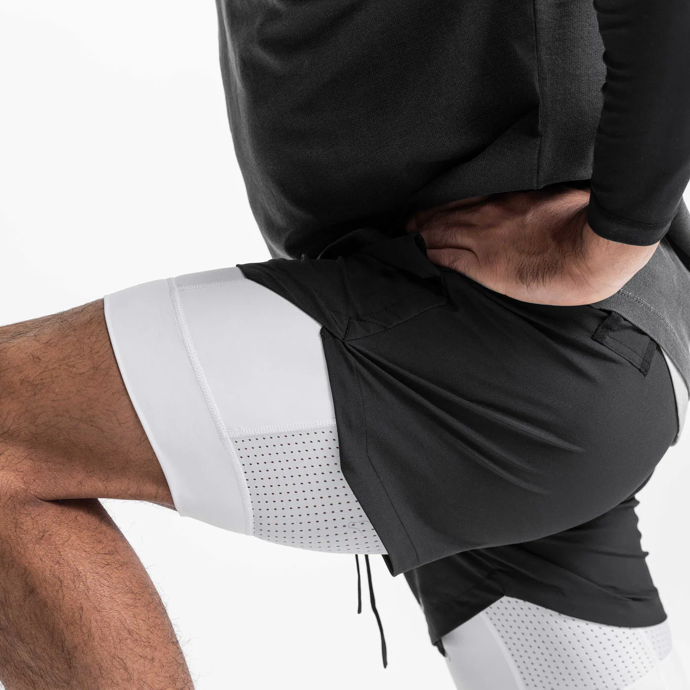 2025 NEW Men's Sports Shorts 2 in 1 Running Shorts Men's Double Layer Breathable Fitness Bodybuilding Training Jogging Shorts