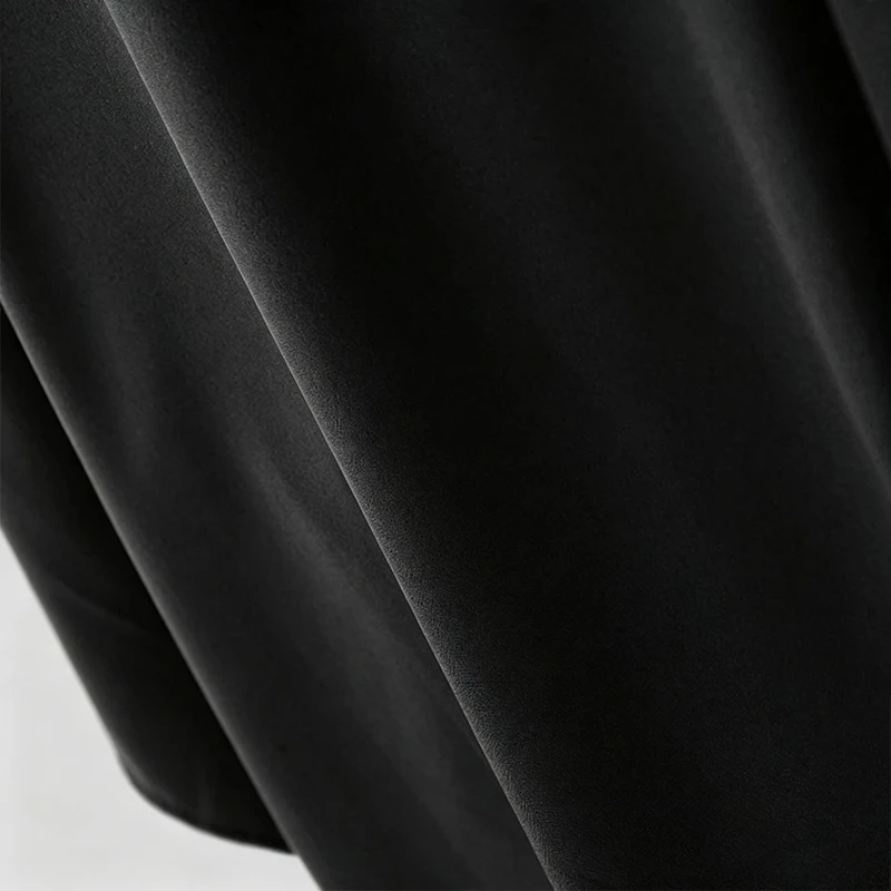 Japanese Style Men Stand Collar Half Sleeve Shirt Loose Oversized Solid Color Hidden Button Casual Blouse Lightweight Streetwear