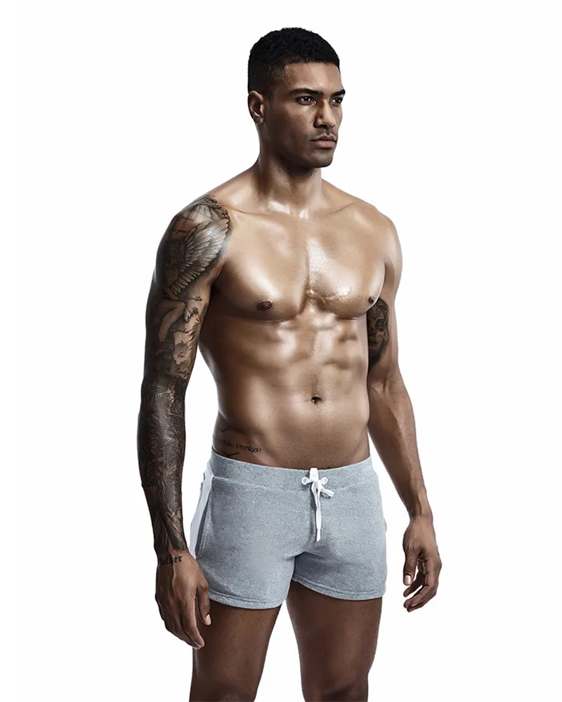SEOBEAN Men Homewear Shorts Sexy Low Waist Cotton Super Soft Comfortable Home Male Panties Boxer Shorts Casual Short Pants