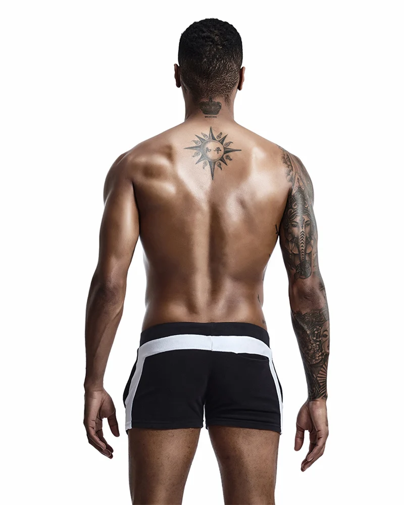 SEOBEAN Men Homewear Shorts Sexy Low Waist Cotton Super Soft Comfortable Home Male Panties Boxer Shorts Casual Short Pants