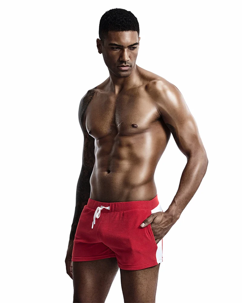 SEOBEAN Men Homewear Shorts Sexy Low Waist Cotton Super Soft Comfortable Home Male Panties Boxer Shorts Casual Short Pants