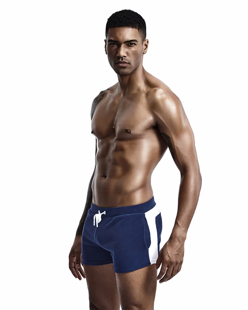 SEOBEAN Men Homewear Shorts Sexy Low Waist Cotton Super Soft Comfortable Home Male Panties Boxer Shorts Casual Short Pants